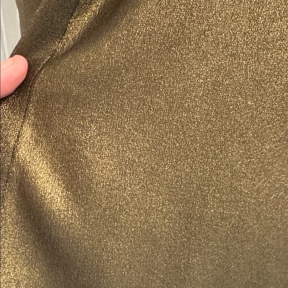 NWOT Joie Metallic Gold dress size large - Picture 6 of 8